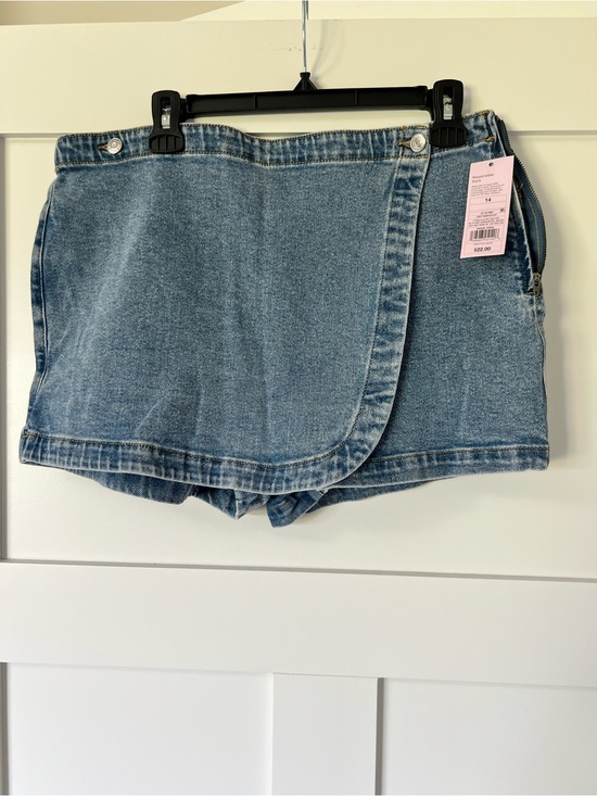 Target Pants - NWT Denim Wrap Skort - Light Blue
